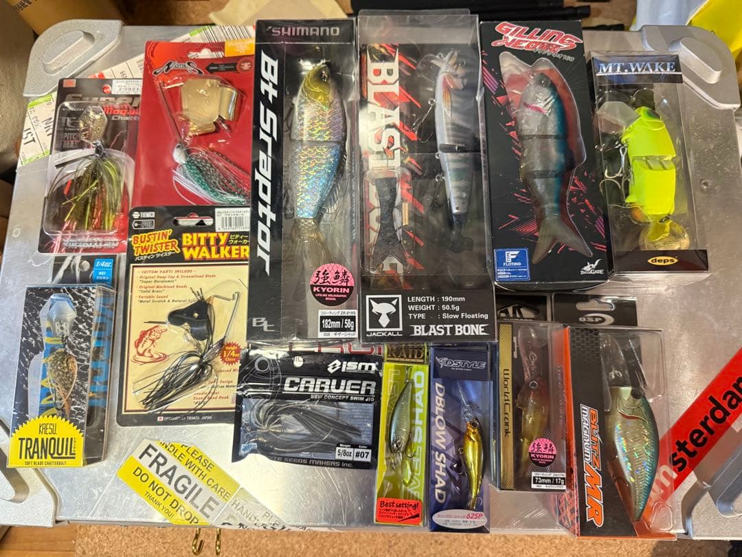 バス釣り用品まとめ売り】リール、ルアー、ワーム大量セット タックル
