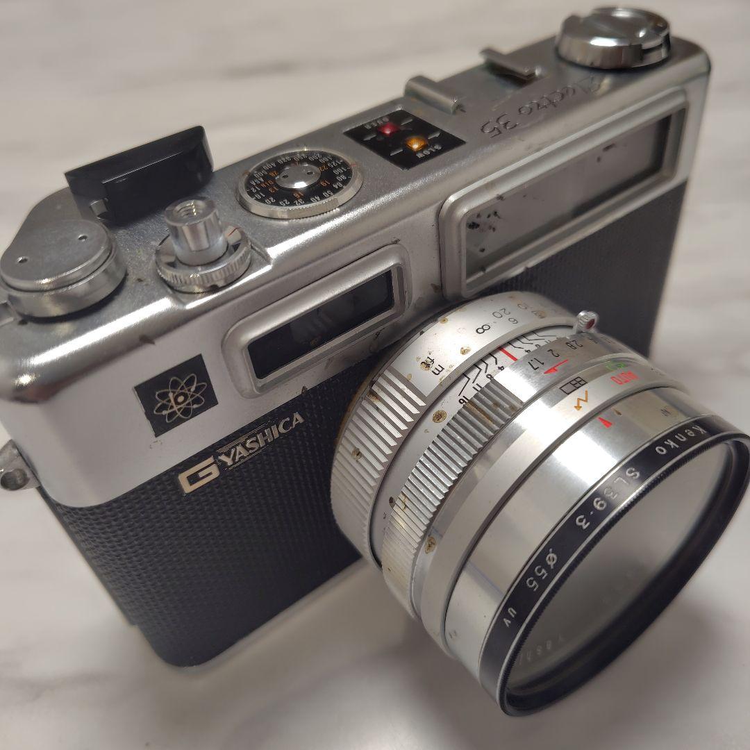 ジャンク品　フィルムカメラ　ヤシカ　YASHICA　エレクトロ35　専用ケース F185【お買い得】YASHICA フィルムカメラ ELECTRO 35 GS ストラップ