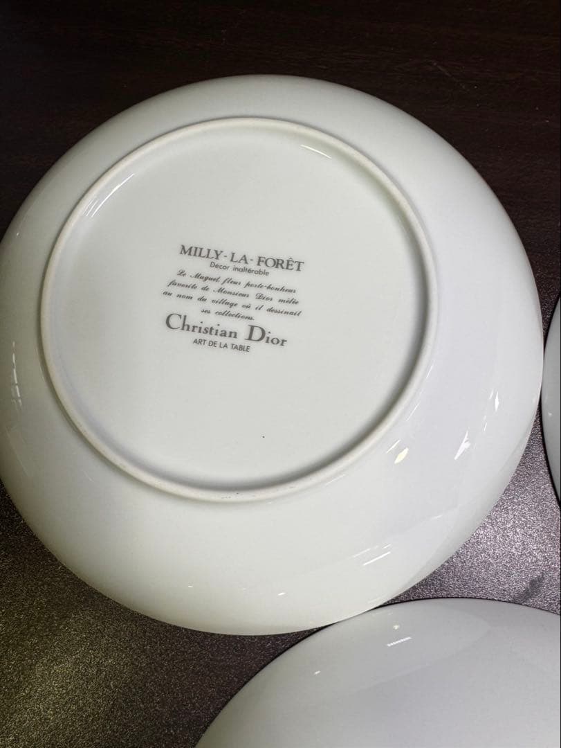 sa68 クリスチャンディオール☆ミリラフォーレ 中深皿 5枚 - メルカリ