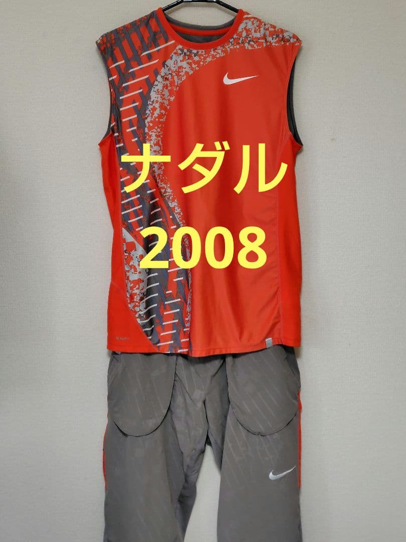 4点セット ナイキ テニスウェア ナダル着用モデル 2008 全豪 - メルカリ