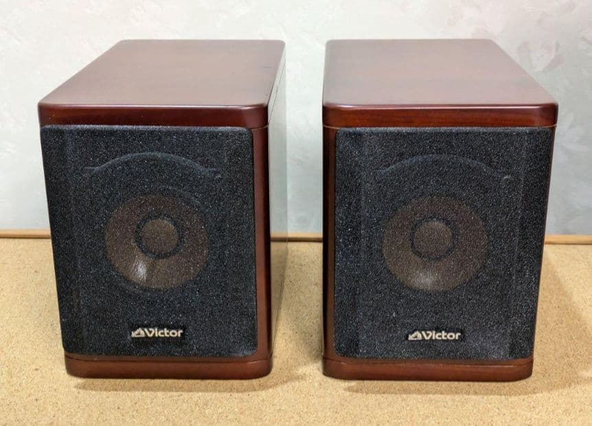 最終価格　Victor SP-EXAK1 ウッドコーン・スピーカー 美品 Victor ビクター SP-EXBK1 ウッドコーン スピーカー シリアル同番