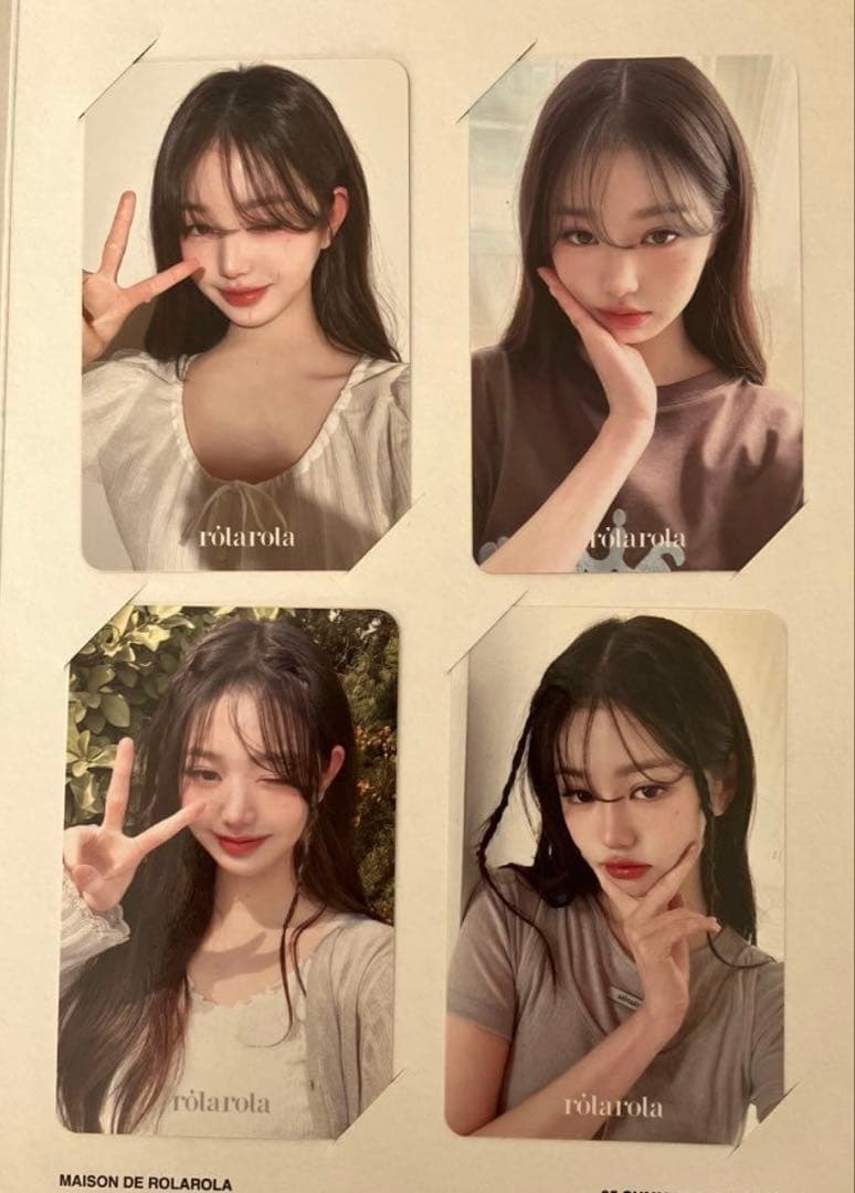 2025 rolarola ウォニョン トレカ4枚セット IVE - メルカリ