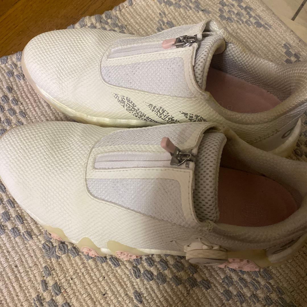 adidas ゴルフシューズ スパイクレス ホワイト/ピンク adidas アディダス エックス 19.1 FG(ホワイト×ピンク) EG7125 フット