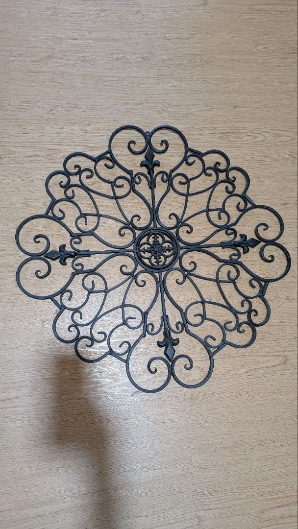 希少アンティークウォールアイアン アンティーク アイアンウォールデコ - STAGE ANTIQUE