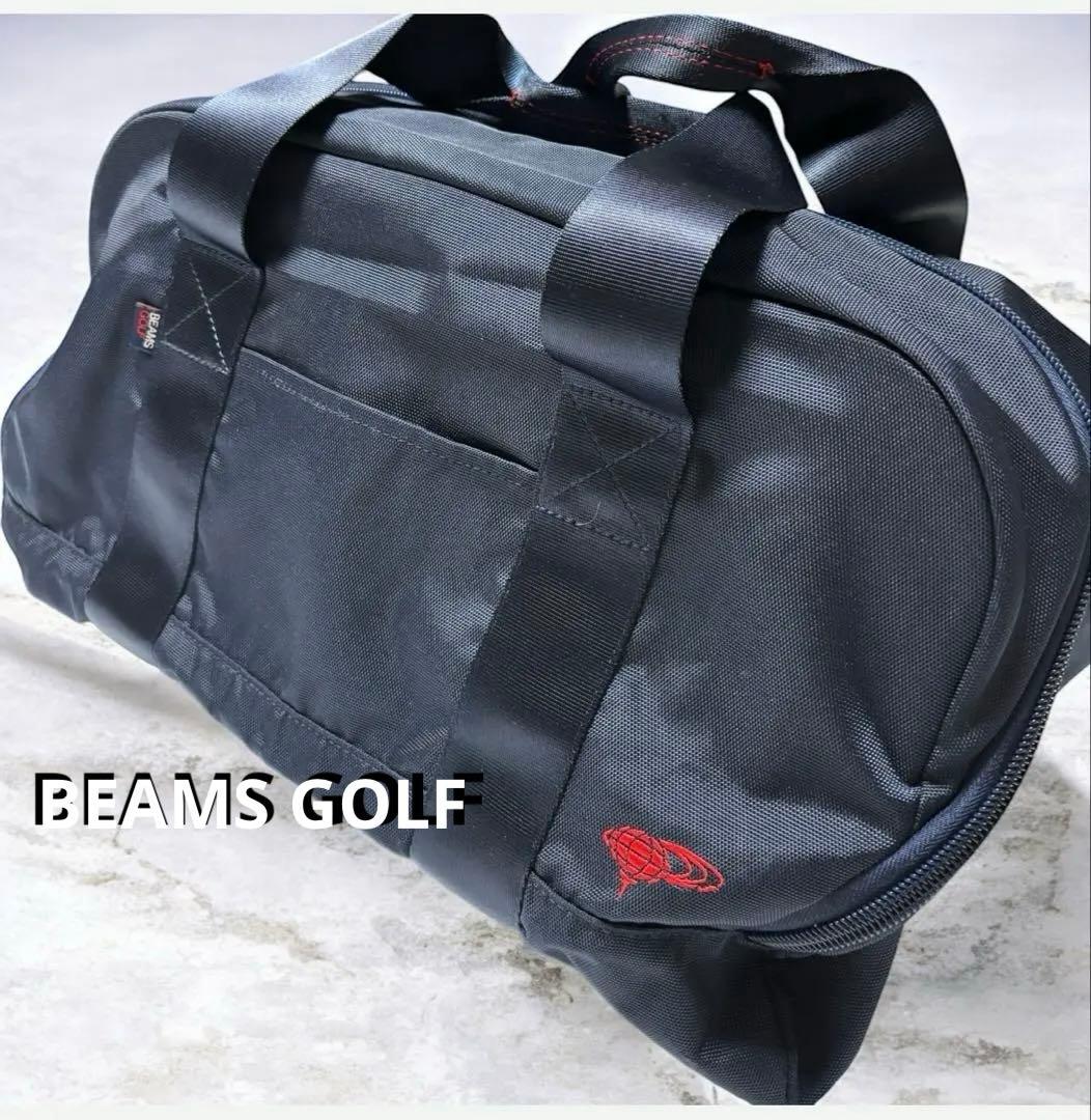 BEAMS GOLF ボストンバッグシューズ収納 ナイロン 大容量 ゴルフバッグ BEAMS GOLF シューズケース付きボストンバッグ(ボストンバッグ)|BEAMS