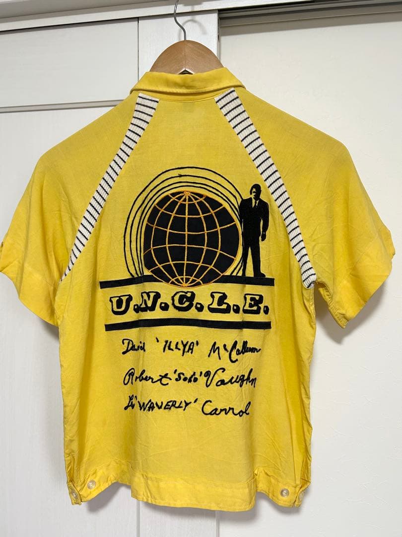 60s Dunbrooke サイズ34 ボーリングシャツ　レーヨン 60's 