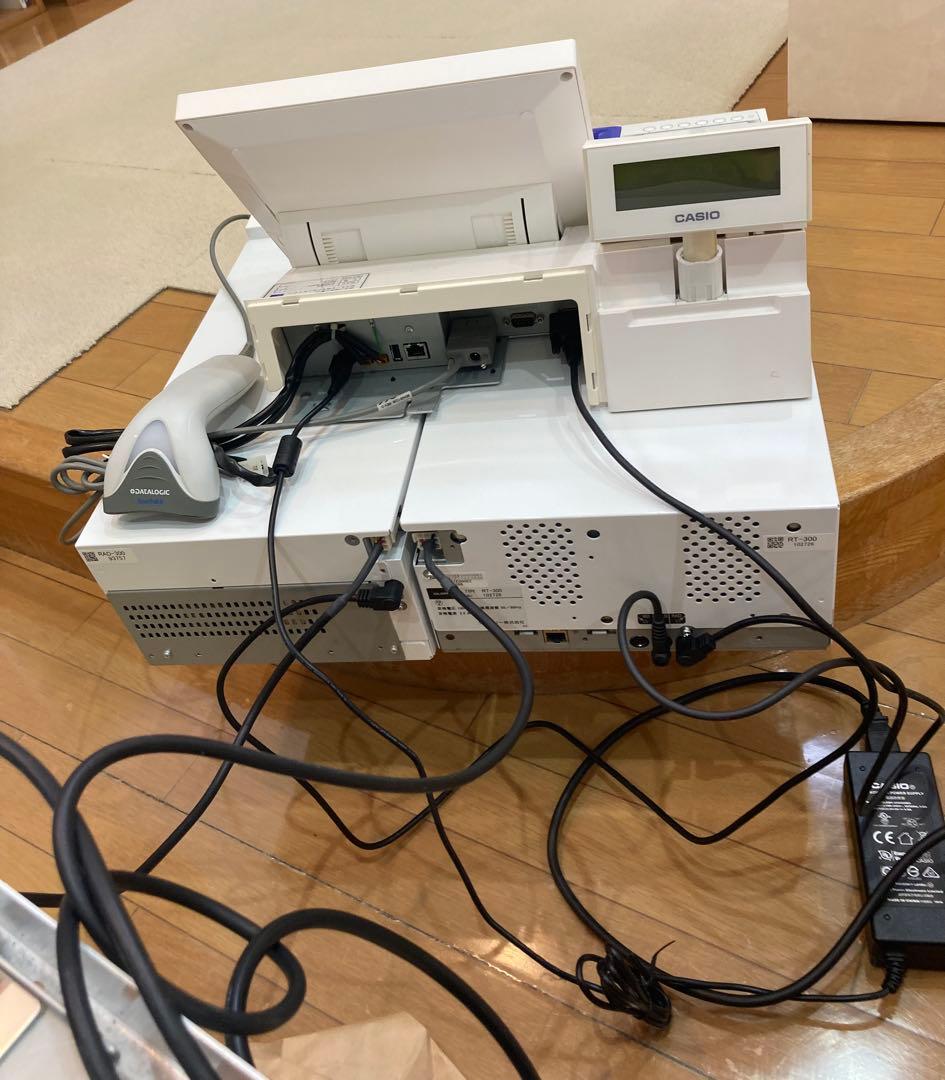 グローリー自動つり銭機ポスレジRT-300&RAD-300 カシオV -R200