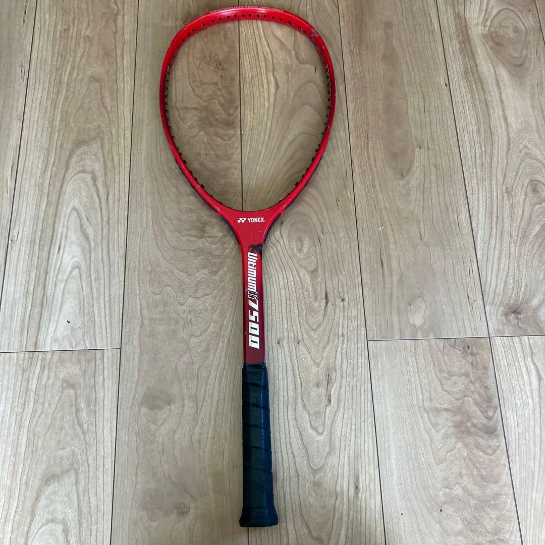 ソフトテニス ラケット 7500 ヨネックス アルチマムチタン 赤ラケ
