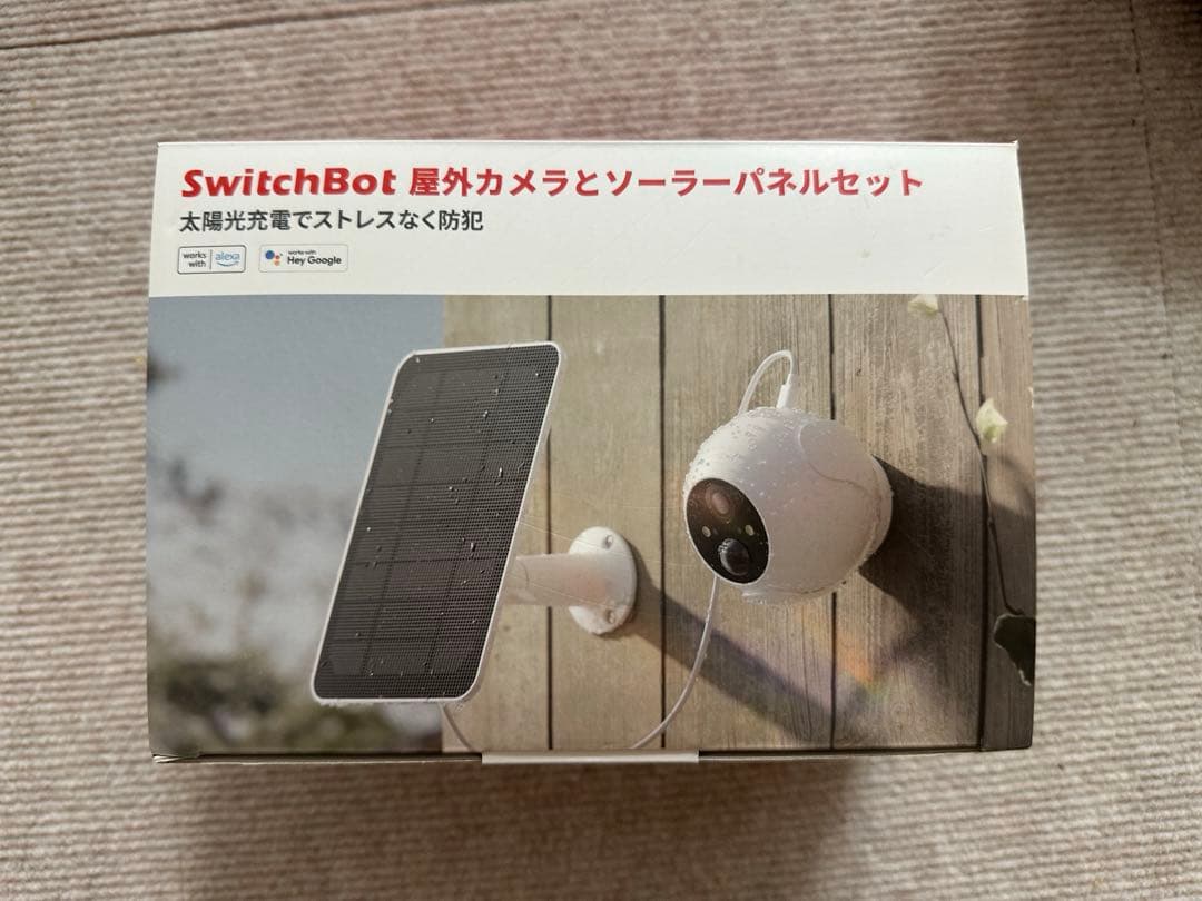 SwitchBot屋外カメラ(ソーラーパネル付き)未使用 楽天市場】【屋外カメラ/3MP対応可能】SwitchBot ソーラーパネル 屋外