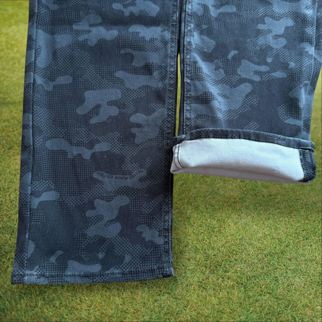 マスターバニー パンツ 迷彩柄 総柄 L〜XL相当 黒 グレー コットン素材