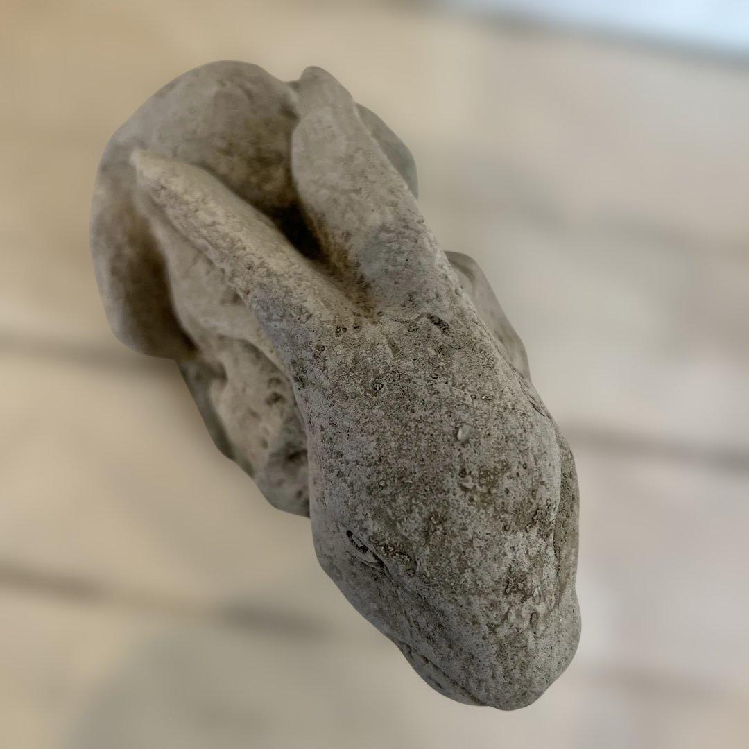 英国ガーデンオーナメントコンクリートウサギ 英国ガーデン