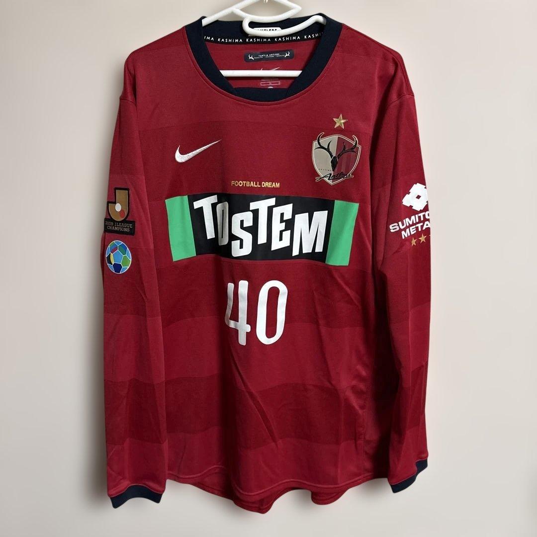 鹿島アントラーズ 小笠原満男 長袖 2010年 ユニフォーム - メルカリ