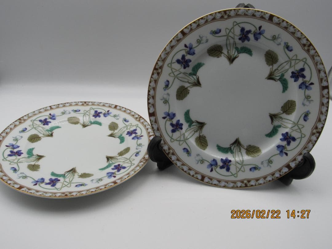 アビランド リモージュ アンペラトリスユジェニー 2枚セット - メルカリ