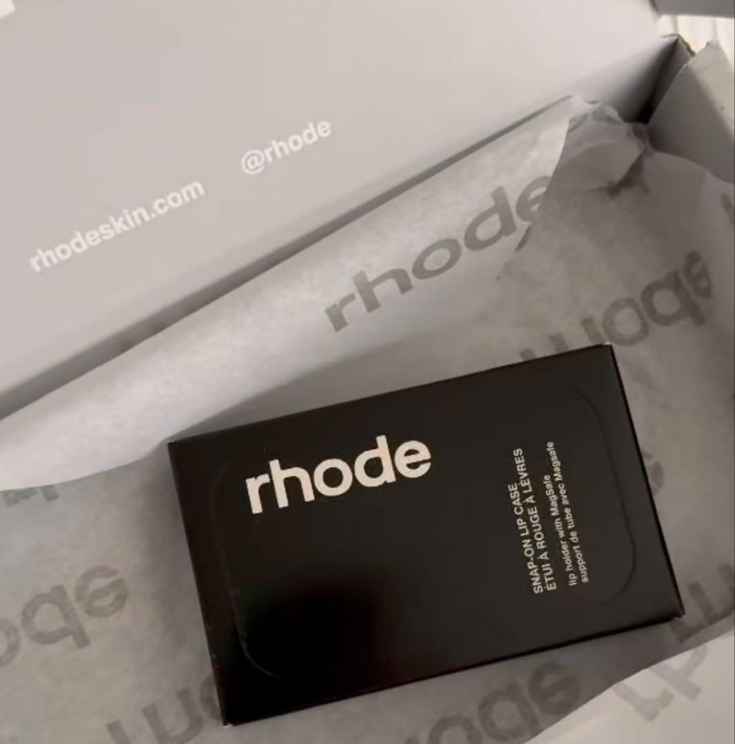 ラスト3点 公式購入 rhode snap-on lip case 黒 - メルカリ
