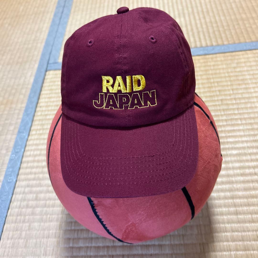 RAID JAPAN キャップ バーガンディ バサクラ限定非売品 - メルカリ