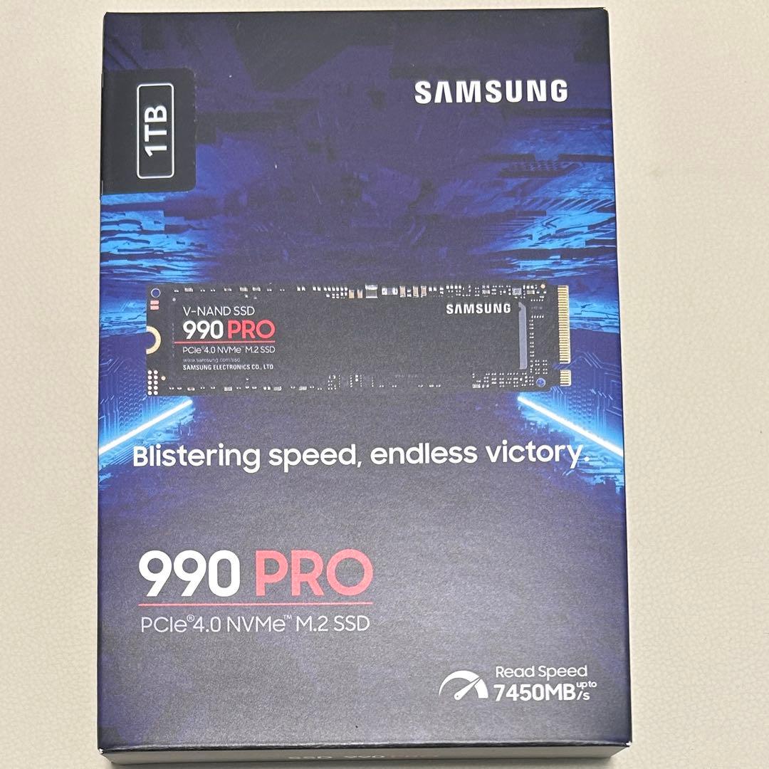 Samsung 990 PRO 1TB NVMe M.2 内蔵 SSD Amazon | Samsung 990 PRO シリーズ - 1TB PCIe Gen4.X4 NVMe 2.0c - M