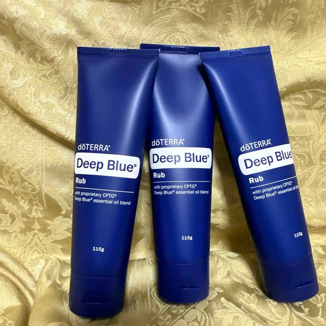 dōTERRA Deep Blue Rub 115g ３本セット 新品dōTERRA ディープブルーラブDeep Blue Rub 3本 ドテラ - メルカリ