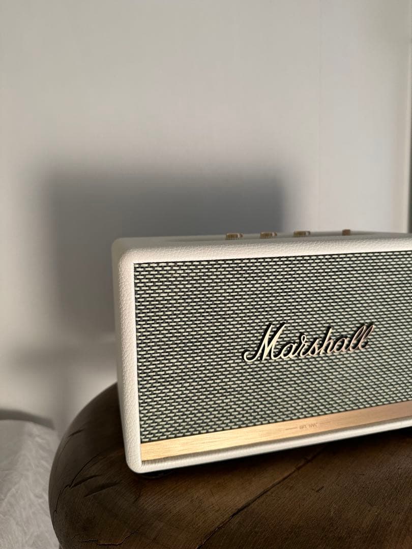 【美品】Marshall ワイヤレススピーカー ホワイト Marshall/ワイヤレススピーカー/ACTON 2 全2色 ブラック/ホワイト -DJ
