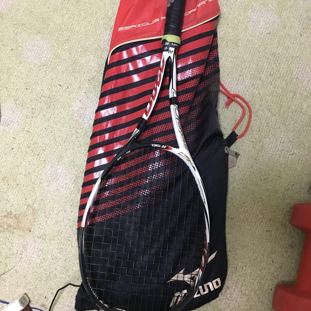 廃盤】ソフトテニスラケット アイネク計4本＋キャリーケースセット iNX900