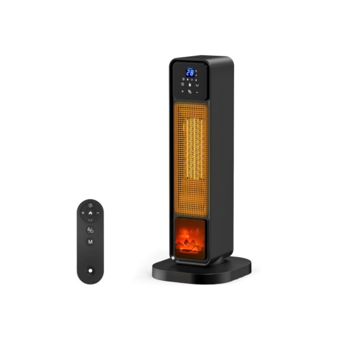 セラミックヒーター 2秒速暖 省エネ 首振り タッチ操作 タイマー機能