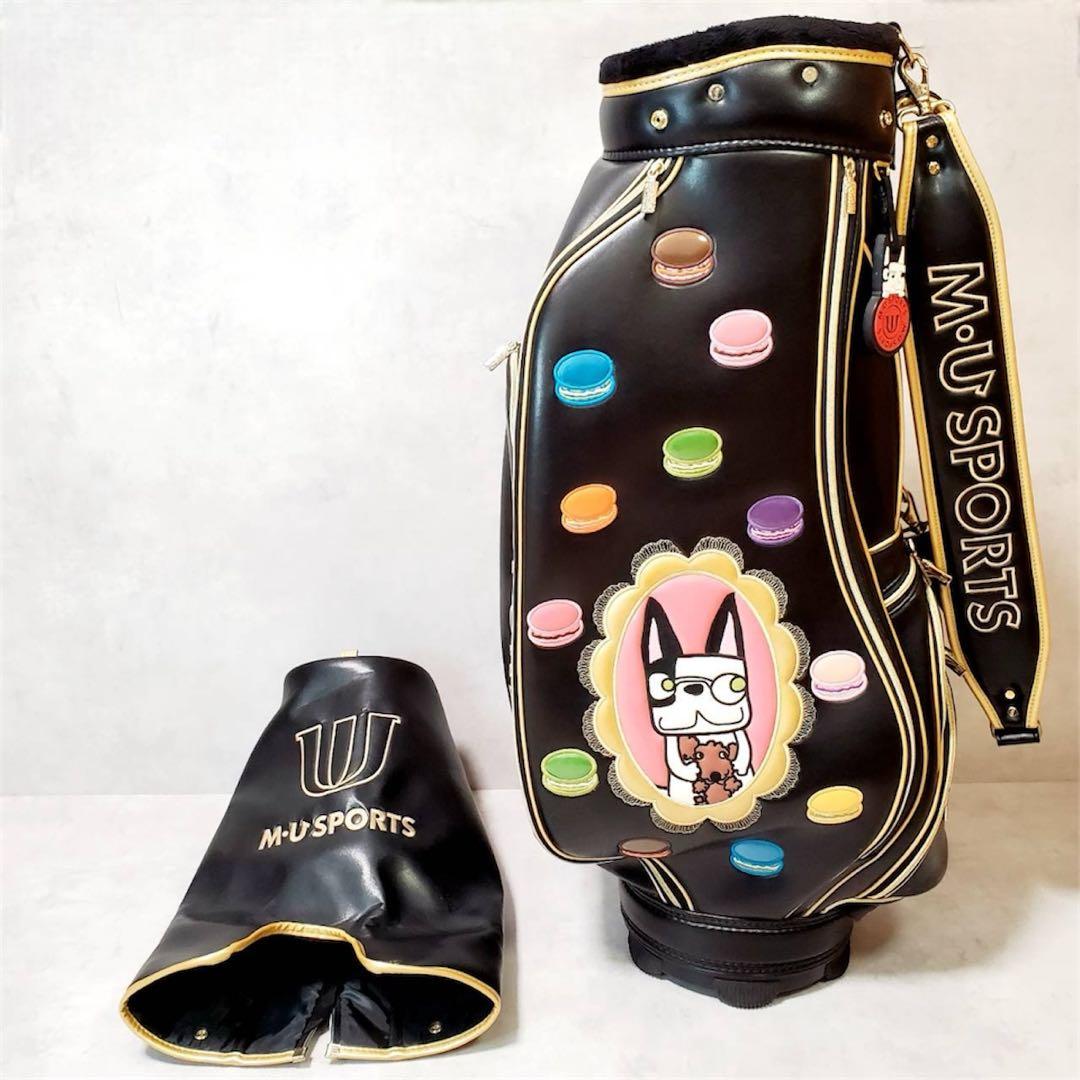 美品 MU SPORTS ミエコ ウエサコ ゴルフ キャディバッグ クラブバッグ