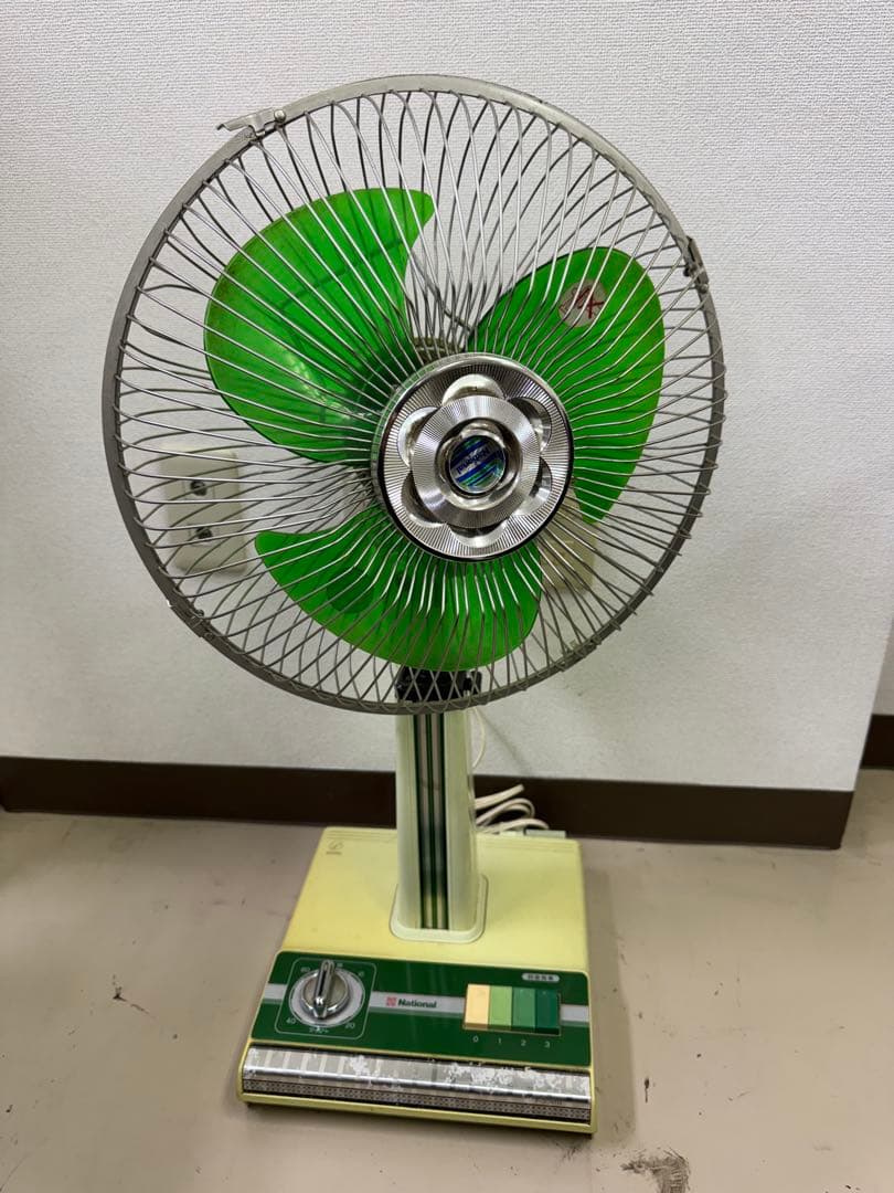 National レトロ扇風機 30cm - メルカリ