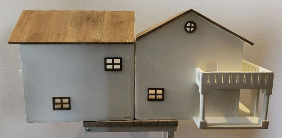 salut! サリュ tinytownの大きなおうち 木製 ドールハウス - メルカリ