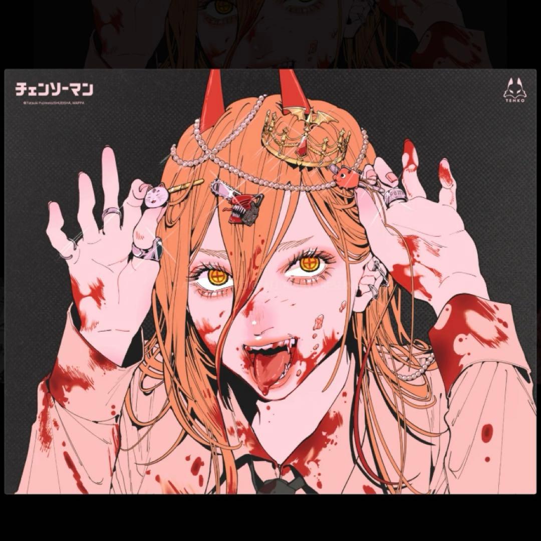 Arbiter Studio チェンソーマン パワー ガラスマウスパッド - メルカリ