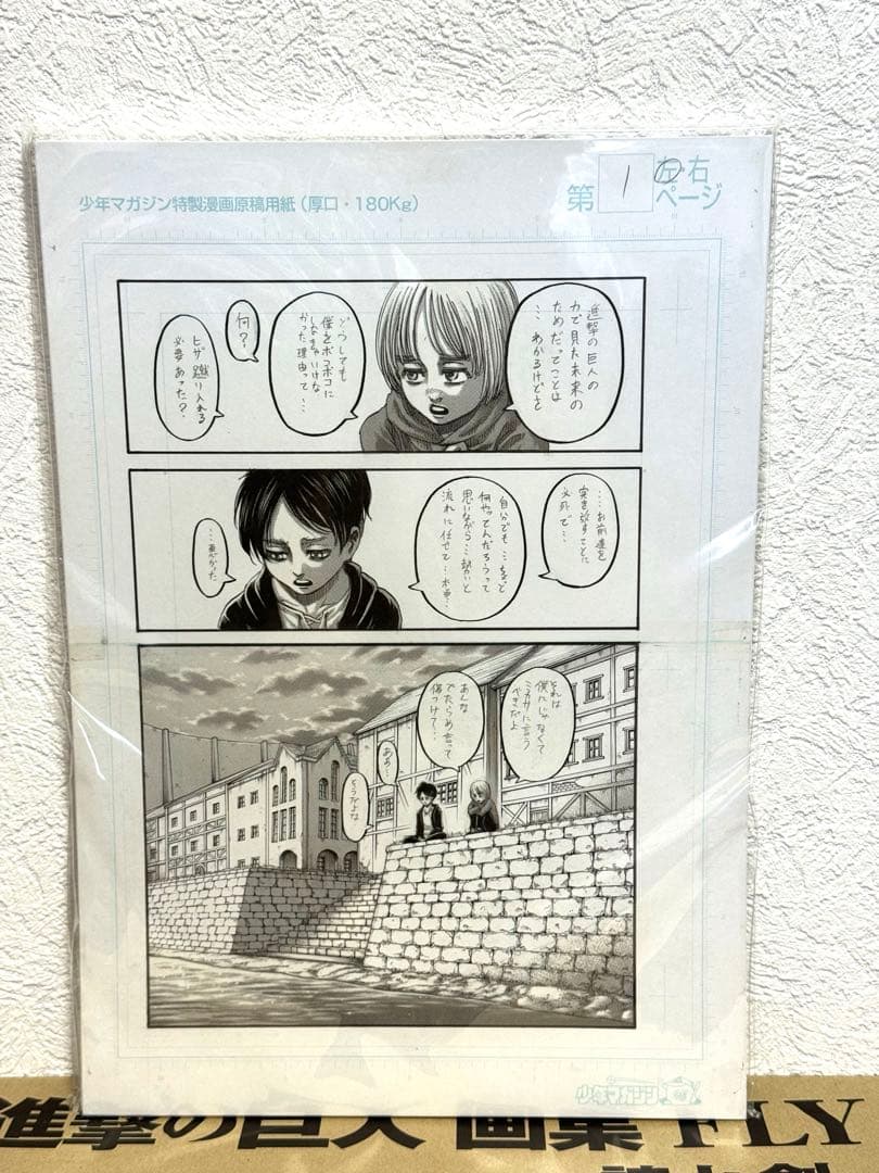 開封のみ 進撃の巨人 画集 FLY 35巻 - メルカリ
