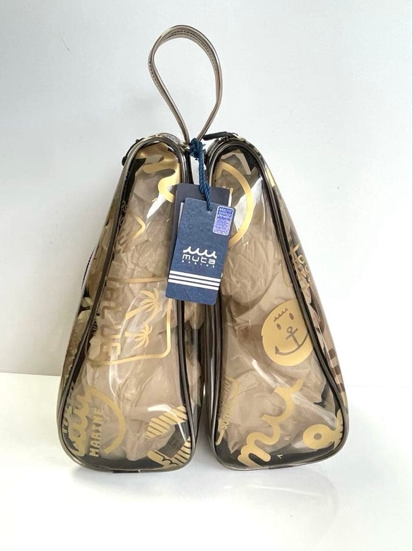 新品 MUTA MARINE ムータマリン シューズケース mutaクリアバッグ muta（ムータ） シューズケース シューズバッグ マリン marine ゴルフ