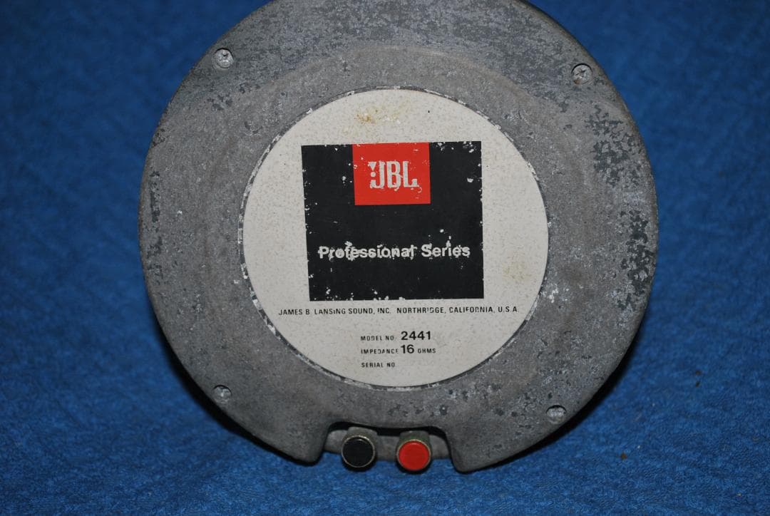 JBL中音用ドライバー2441中古ジャンク品の出品です。 JBL 2441 ドライバーユニット ペア - 中古オーディオの販売や買取なら