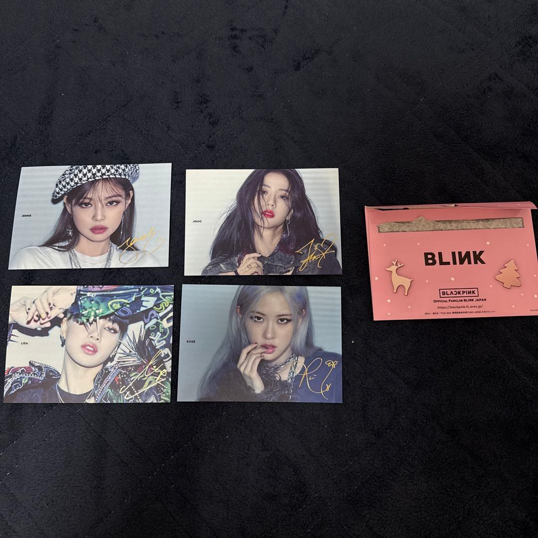 BLACKPINK サイン入り FC限定 クリスマス photo card - メルカリ