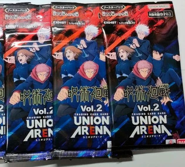 ユニオンアリーナ 呪術廻戦Vol.2 未開封 3パック - メルカリ