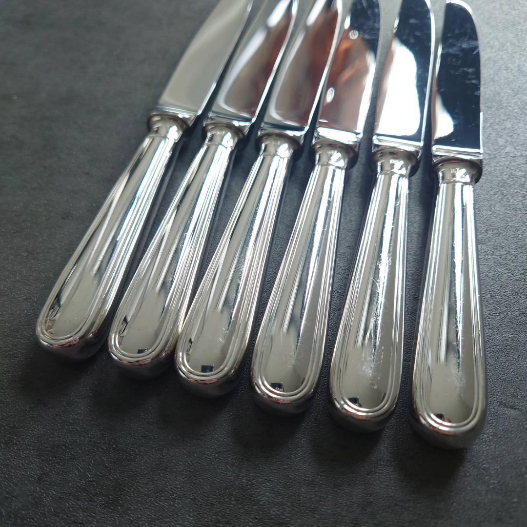 美品 クリストフル アルビ デザートナイフ 6点 - メルカリ