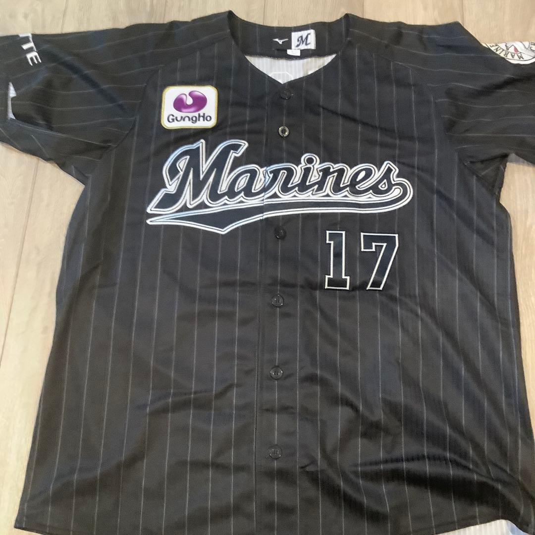 千葉ロッテマリーンズ 佐々木朗希 ビジターユニフォーム Lサイズ