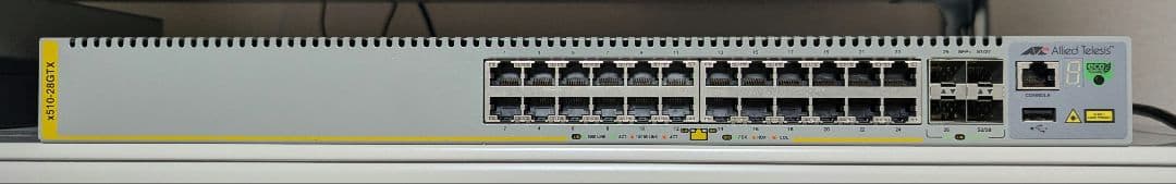 【L3SW】AT-x510-28GTX アライドテレシス C 中古】AT-x510-28GTX Allied Telesis