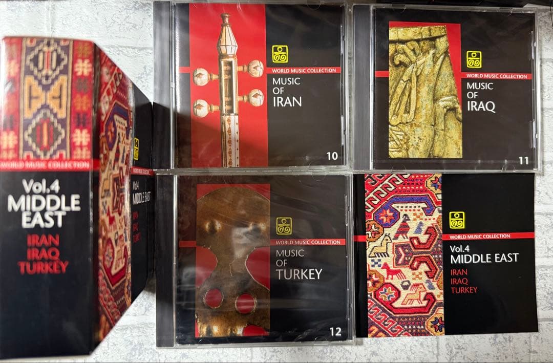 ワールド・ミュージック・コレクションCD30枚 世界の民族音楽 木製CD
