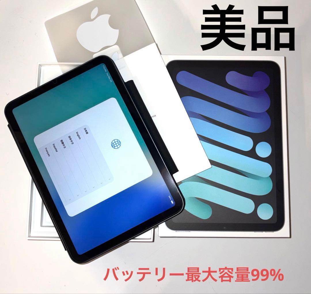 黒染めiPad mini 6 スペースグレイ　64GB APPLE 〔中古〕iPad mini6 (第6世代) Wi-Fiモデル 64GB スペースグレイ