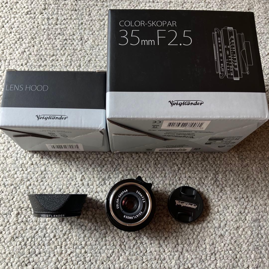 color skopar 35mm f2.5 pⅡ フードLH-12 color skopar 35mm f2.5 pⅡ フードLH-12 - メルカリ