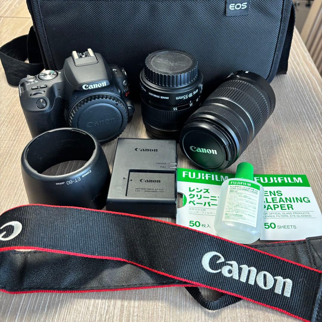 Canon EOS Kiss X9 本体＋Kiss X5 レンズ×2 キヤノン（Canon） Canon EOS kiss X5 ダブルレンズセット デジタル