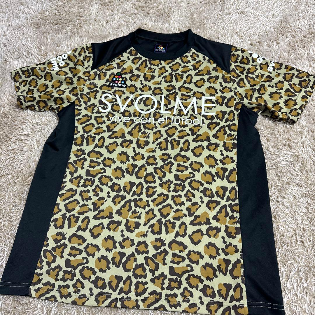 スボルメ プラシャツ 練習着 セットアップ 上下 ヒョウ柄 レオパード S