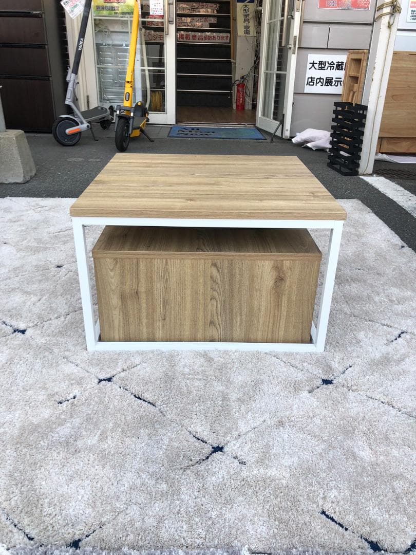 【店頭保管】【福岡市限定】【展示品・未使用品】ネストテーブル ローテーブル ネストテーブル 幅44cm 幅50cm 2個セット｜ユニットシェルフ 家具