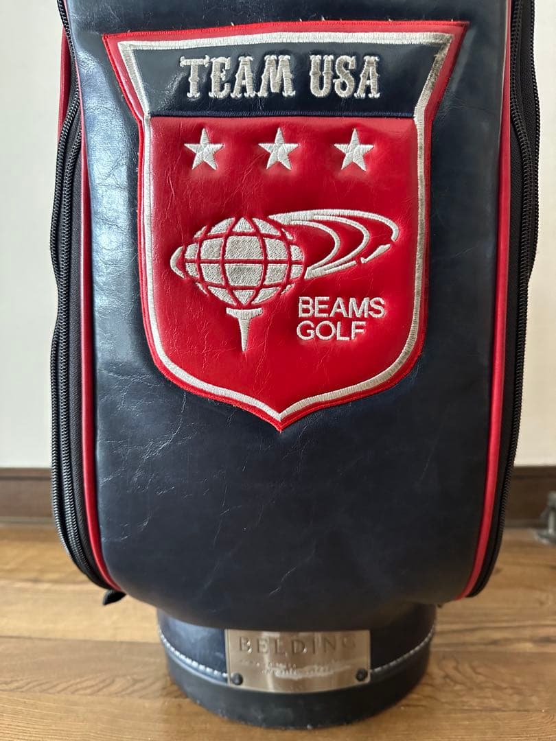 ビームスゴルフ ベルディング キャディバッグ 全米代表モデル ライダー