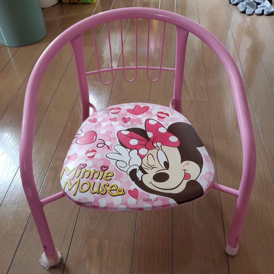 豆椅子 ミニーちゃん ディズニー ベビー キッズ 椅子 食事 子供