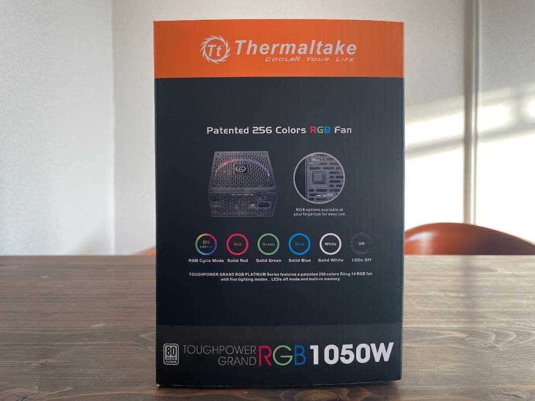 80+ Platinum】Thermaltake 1050W 使用1年 完備品 - メルカリ