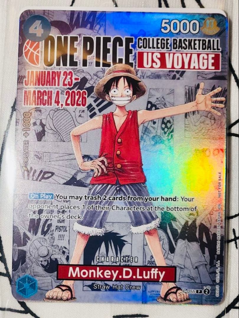 ワンピース ルフィ US Voyage 米国大学バスケ コラボ プロモ - メルカリ