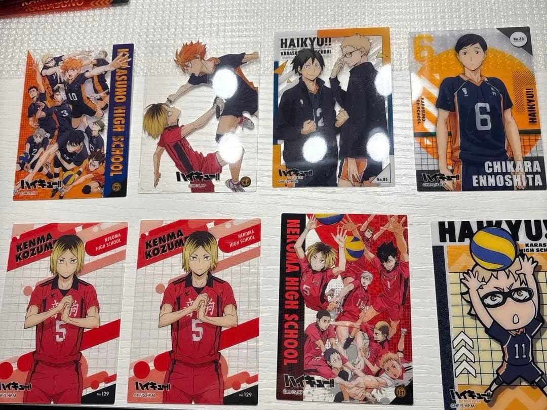 06 ハイキュー クリアカード 40枚セット まとめ売り - メルカリ