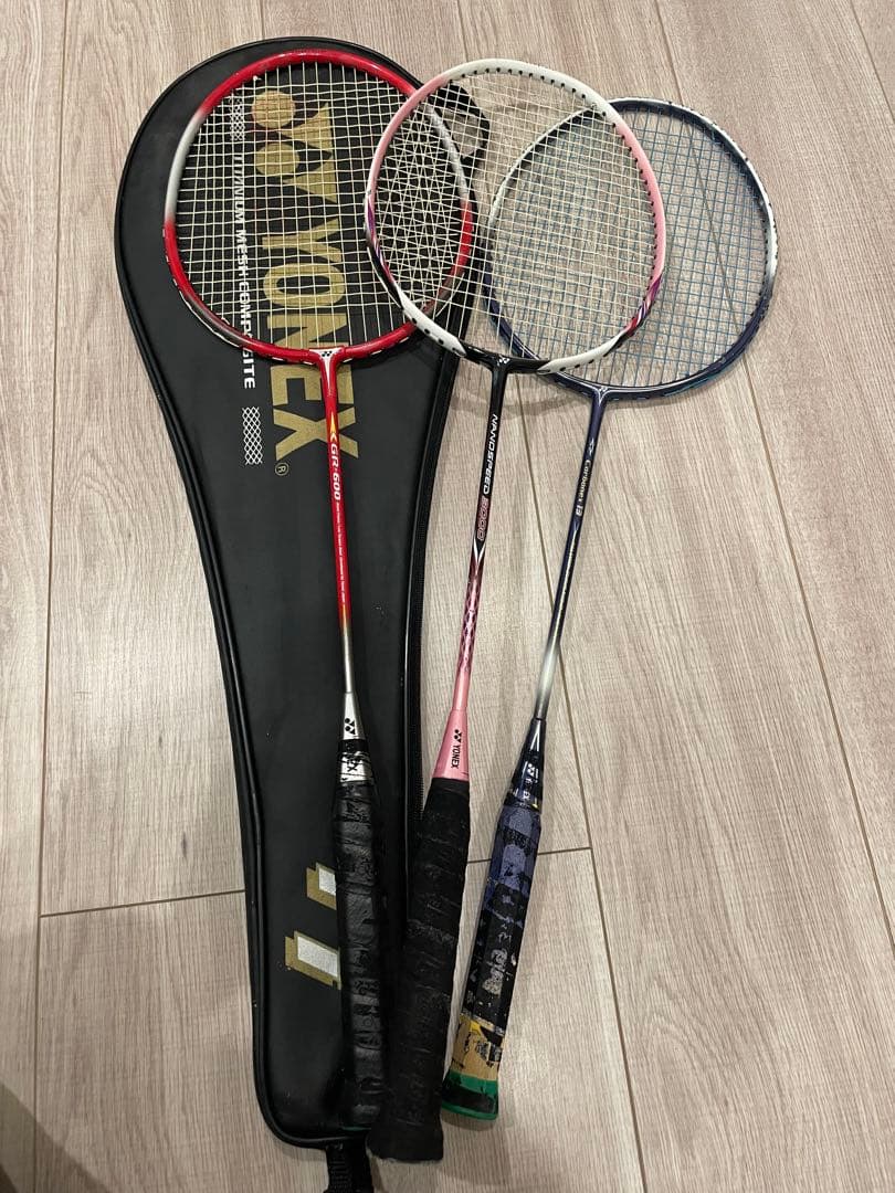 バドミントン ラケット 3本セット - メルカリ