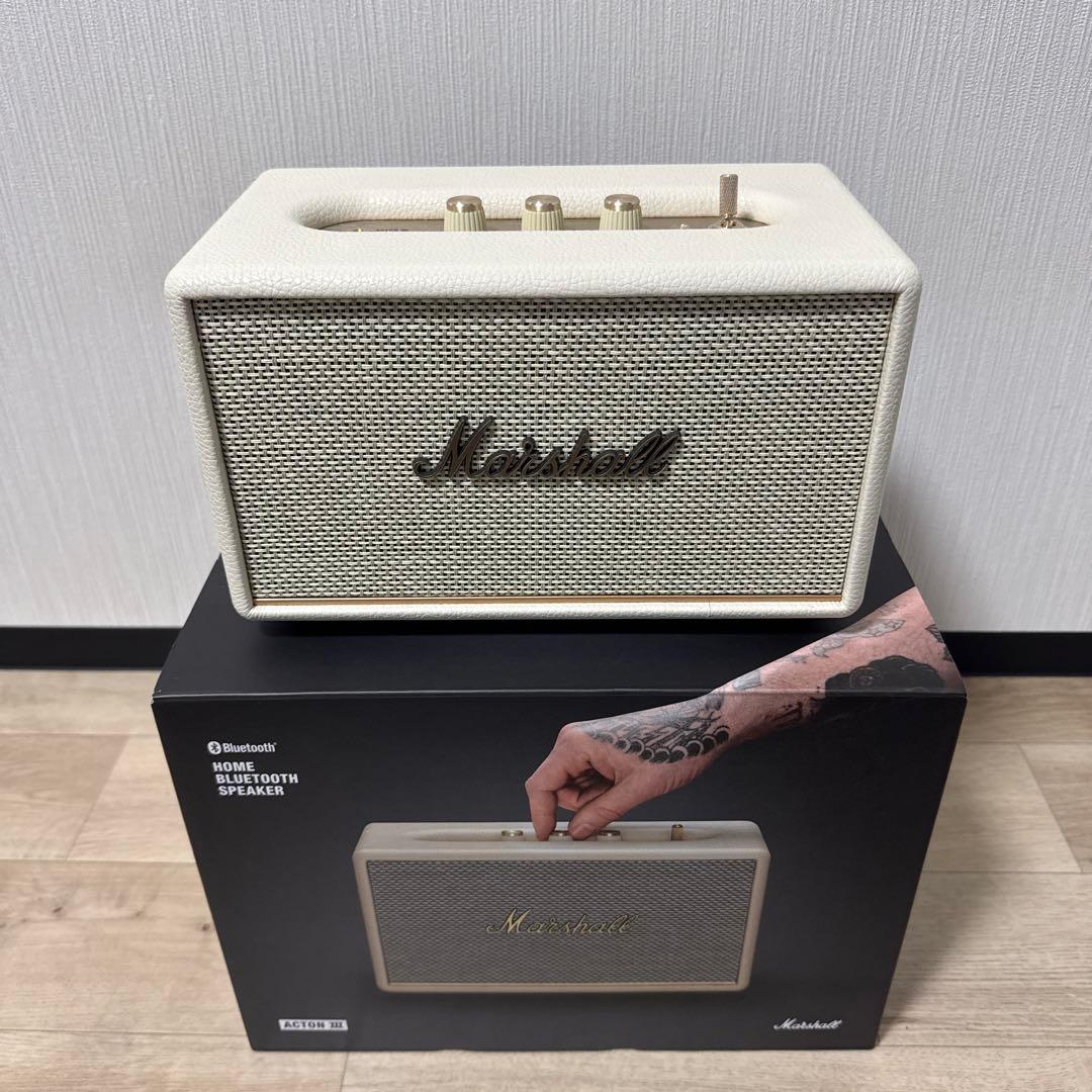 Marshall Acton 3ワイヤレススピーカー ホワイト Marshall(マーシャル) ワイヤレススピーカー ActonIII(アクトン 3