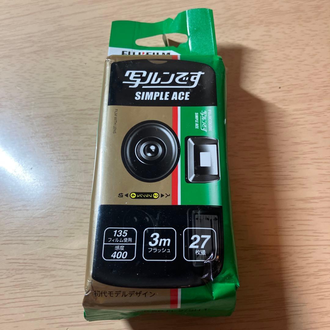 富士フィルム SIMPLE ACE 使い捨てカメラ27枚3 mフラッシュ - メルカリ